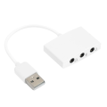 Miniatyrbillede 1 af 8: USB-lydkort Stærk kompatibilitet Opnå bedre lydkvalitet Eksternt stereolydkort til stationær notebook