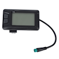 Miniatyrbillede 1 af 8: 24V 36V 48V Elektrisk Cykel LCD Display Universal Cykel Display Meter med 5 Pin Stik til Elektrisk Cykel Scooter