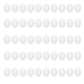 Miniatyrbilde 1 av 8: 50 stk. plast falske dueegg solide falske egg simulering klekking avlsrekvisita for fugler