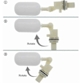 Miniatyrbilde 4 av 5: 2 stk. 3/4 tomme Automatisk Vann Float Ventil Kuleventil for Akvarium 25mm