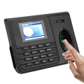 Miniatyrbilde 8 av 8: Oppmøte Machine Time Clock 2,4-tommers fargeskjerm Biometri Fingeravtrykk Passord Innsjekking Ut 100‑240VEU Plugg