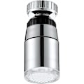Miniatyrbilde 5 av 5: Dyse Vannkran LED Lys Vask Temperatursensor Skummer Vannkran Bad - 3 Farger
