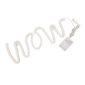 Miniatyrbillede 2 af 8: LED Neon Lys Neon Skilt Lampe Dekorativ Natlampe til Hjem Soveværelse Bar Butik Ornament Fødselsdagsgave Pink Lys