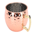 Miniatyrbillede 5 af 8: Moskva Mule Krus i Rustfrit Stål Hammer Point Kop Nem at Rengøre Espresso Krus til Cocktails Vand Kolde Drikke 350ml