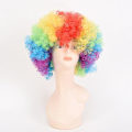 Miniatyrbilde 2 av 5: Flerfarget Clown Parykk for Barn og Voksne Perfekt for Karneval Halloween og Feiringer