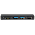 Miniatyrbillede 8 af 8: Til Surface Dock 5 i 1 5 Gbps hukommelseskortlæser 4K opløsning Aluminium Shell Hot Swap USB3.0 Hub til Win10 til Win XPBlack