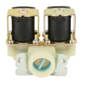 Miniatyrbilde 6 av 8: DN20 G3/4 DC 12V Normalt lukket dobbelthodet vanninntak magnetventil for vaskemaskin
