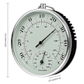 Pikkukuva 3 / 3: 10 cm:n sisä- ja ulkolämpömittari kosteusmittarilla