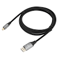Miniatyrbilde 4 av 8: Versjon 1.4 Mini DP til DP-kabel Toveis gjensidig konvertering for Displayport-linje 4K@144Hz HD-kabel for datamaskiner TV-er projektorer skjermer 2 meter