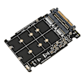 Miniatyrbillede 5 af 8: NVME U.2 til Combo NGFF M.2 SATA PCIe SSD-adapter 40 Gbps stabil drift SFF8639 SSD-adapter til bundkort