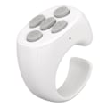 Miniatyrbilde 5 av 8: Bluetooth-fjernkontroll Multifunksjonsringdesign Trådløs telefon Selfie-utløser for Home White
