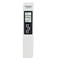 Miniatyrbillede 1 af 8: 3-i-1 vandkvalitetstester bærbar TDS EC temperaturmåler med HD LED-display hvid