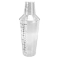 Miniatyrbillede 3 af 8: Cocktail Shaker Sæt Klar Skala Standard Kapacitet Forhindre Spild Transparent Shaker til Bar Bartender 700ML