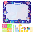 Miniatyrbillede 1 af 8: Vandtegning Måtte Lysende Farve Doodle Tegning Måtte Maleri Vand Doodle Board til Børn 100 X 80cm