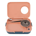 Miniatyrbilde 1 av 8: Bentoboks med 4 rom, 1200 ml, 304 rustfritt stål, isolert med suppebolle, lokk, skje, spisepinner, lunsjboks for studenter, kontorarbeidere, rosa