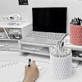 Miniatyrbillede 2 af 5: 360 Graders Roterende Penholder, Multifunktionel Organizer til Skrivebord_SZXM