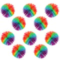 10 st Anti Stress Silikon Stringy Bollar Studsande Fidgets Stresslindring Sensorisk Fluffig Boll för Barn Vuxna