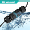 Pikkukuva 3 / 5: Vedenpitävä IP68 2-suuntainen ulkosähköliitäntärasian set 4 kpl, yhteensopiva Domino Waterproof -liitäntärasian kanssa 5-12mm