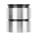 Miniatyrbilde 3 av 8: 2 stk 1,9 tommers Beadlock-hjul i aluminiumlegering CNC-bearbeiding Universal RC-hjul for Crawler Black