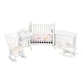 Miniatyrbild 5 av 8: 1:12 Dockhusmöbler Modell Set Miniatyr Baby Spjälsäng Gunghäst Stol Skåp Dekoration Tillbehör