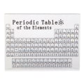 Miniatyrbillede 1 af 8: Periodisk system Sort akryl Kemiske grundstoffer Alfabet Periodisk system Undervisning Display Home Decor S