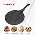 Miniatyrbillede 3 af 5: Mini Pandekage Maker Non-stick Grill Sjov Smiley Ansigt Morgenmad Gave til Børn og Voksne Perfekt til Fødselsdage