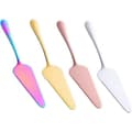 Stainless Steel Cake Lifter Set, 4-Piece Stainless Kitchen Utensils with Ergonomic Handles for Easy Cutting and Serving