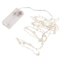 Miniatyrbillede 7 af 8: 4 stk Perler String Lights Hvide Perler DIY Attraktivt dekorativt plast Metal Lavspændings LED String Lights
