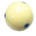 Miniatyrbillede 1 af 8: Cue Ball i harpiks, stor størrelse, til billardtræning, erstatningskugle til billardbord, tilbehør, blå prik