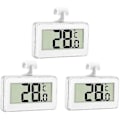 Miniatyrbillede 1 af 5: 3x Køleskabstermometer Digitalt Termometer Frysertermometer Køleskab Rum Vandtæt Frysertermometer Med LCD-display Med Krog Kompatibel T