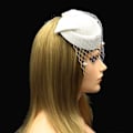 Miniatyrbilde 2 av 5: Stiligg Fascinatorhatt med Slør for Kvinner Perfekt for Kentucky Derby Bryllup og Tepartyer