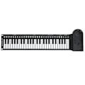Miniatyrbillede 2 af 8: Bærbart elektronisk keyboard med 49 tangenter, håndrullende klaver til børn, børn, begyndere (sort)