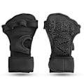 Miniatyrbillede 1 af 8: Vægtløftningshandsker Polyester Fiber Velcro Høj Densitet Skridsikre Træningshandsker til Træning Vægtløftning Sort XL