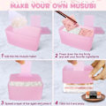 Miniatyrbild 5 av 5: Onigiri Form, 3-pack Risform Maker Kit, Maker Press, Klassisk Triangel Risboll Form Maker Sushi Form för Barn Lunch Bento, Hem DIY