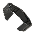Miniatyrbillede 3 af 8: Rustfrit stål urrem Justerbar erstatningsurrem med 2 trykknapper 26 mm til Fenix ​​7X 6X 5X Black