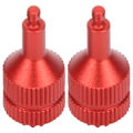 Miniatyrbillede 3 af 8: 2 stk. aluminium controller joysticks til DJI FPV V2 beskytter fjernbetjening rocker rød