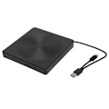Miniatyrbild 2 av 8: Extern DVD-enhet USB3.0 USB C-gränssnitt Stöttålig design Praktisk USB CD-enhet för bärbar dator