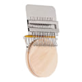 Miniatyrbild 7 av 8: Darning Loom Weave Tool Liten Vävstol Kit med 14 Krokar 1 Nål för Hand Stickning DIY Hantverk