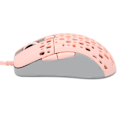 Miniatyrbillede 2 af 8: Mus med justerbar DPI-hastighed RGB-baggrundsbelysning ergonomisk bikube-skal letvægts gaming-mus pink
