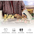 Miniatyrbild 2 av 5: 1 Par Grillhandskar Värmebeständiga Handskar Universal Storlek - Ugnshandskar Tål Upp Till 500C Ugnshandskar för Grillning, Bakning, Öppen Spis