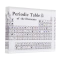 Miniatyrbillede 6 af 8: Periodisk system Sort akryl Kemiske grundstoffer Alfabet Periodisk system Undervisning Display Home Decor S