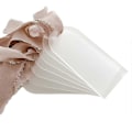Miniatyrbilde 1 av 5: 90 stk. frostet akryl bryllup blankt bordkort klart bue gavemerke navneplate sitteplasser DIY Mar