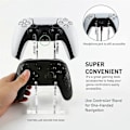 Miniatyrbilde 2 av 5: Dobbelt Spillkontrollerholder Akryl Gamepad Displaystøtte For Switch Pro/ / Joystick Rack St
