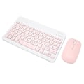 Miniatyrbillede 3 af 8: Trådløst tastatur og musesæt 10in computertastaturer musekombination til tablet mobiltelefon computer pink