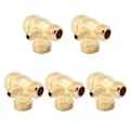Miniatyrbilde 1 av 8: 5 stk luftkompressor tilbakeslagsventil 1-veis 1/2x3/8x10 fas sinklegering liten luftpumpetilbehør