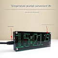 Miniatyrbild 4 av 5: Digital LED Klocka SMD Digital Punkt Klocka Kit Elektronisk DIY Klocka Kit Blå Tidsvisning