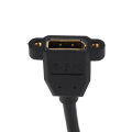 Pikkukuva 8 / 8: Displayportin uros- ja naaraspuolinen Displayport-tuki 8K/60HZ 4K/120HZ 90° Kyynärpää Displayport 1,4 -kaapeli 0,3 metrin näytölle