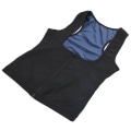 Miniatyrbillede 2 af 8: Sauna Vest Varme Sweat Tank Top Åndbar Waist Trainer Lynlås Sports Corset til Kvinder/M