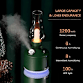 Miniatyrbilde 4 av 5: Luftfukter, USB Oppladbar Tåkelanterne Bærbar LED Retro Campinglampe Flammeløs Teltlampe med Luftfukter for Soverom Kontor Barnerom D
