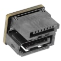 Miniatyrbillede 8 af 8: SATA 7-pin interface modsat retning 180 grader multilayer kredsløbskort 6 Gb tabsfrit ABS bundkort SATA 7 pin adapter